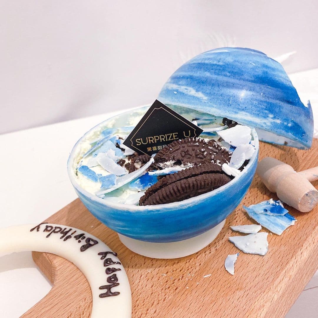 海王藍星球蛋糕