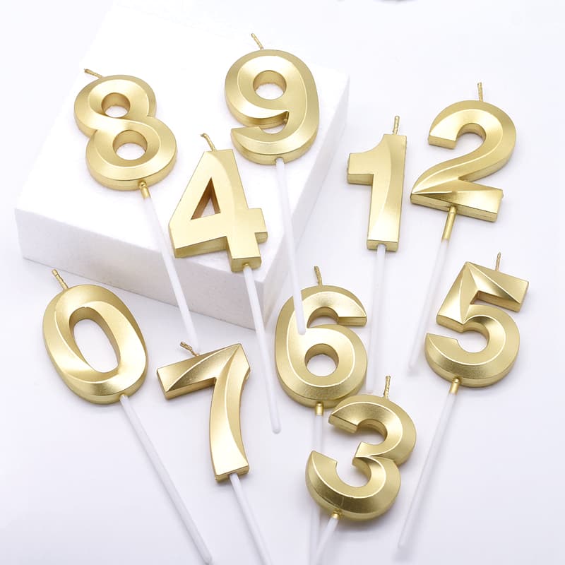 數字蠟燭