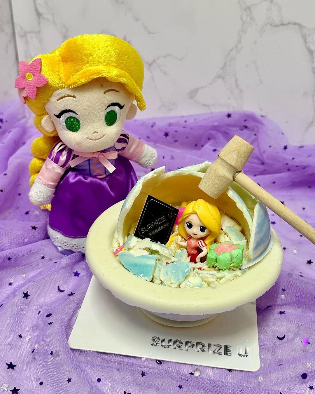 長髮公主 Rapunzel 扑扑蛋糕