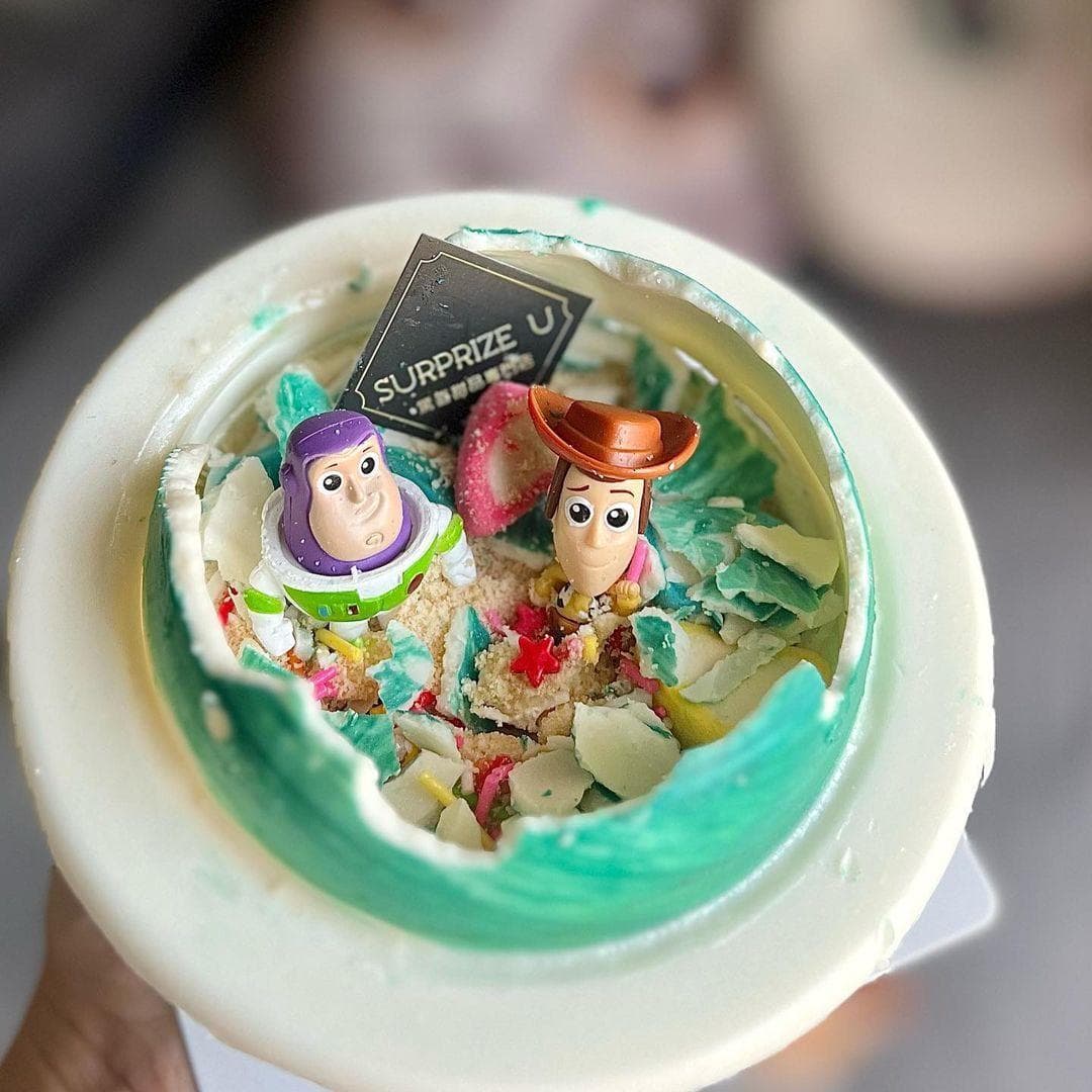 Toy Story 胡迪 巴斯 星球扑扑蛋糕