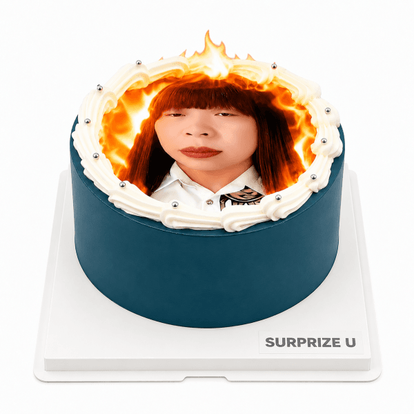 Red Uncle Burn Away Cake