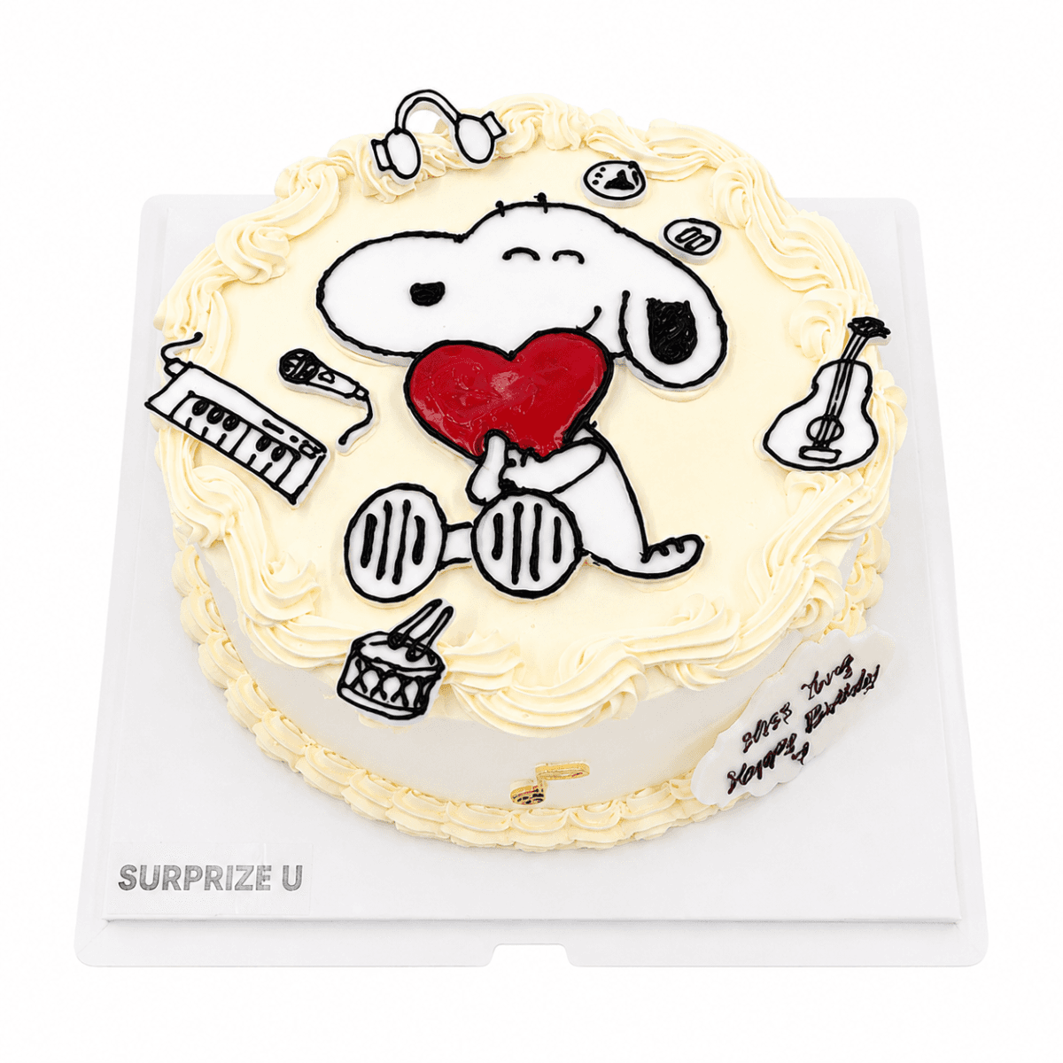 史努比 Snoopy 手繪蛋糕