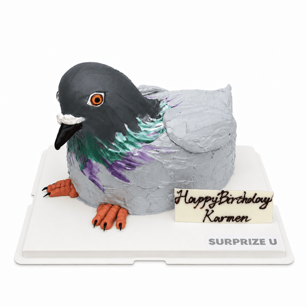 Pigeon Bird 3D Styling Cake