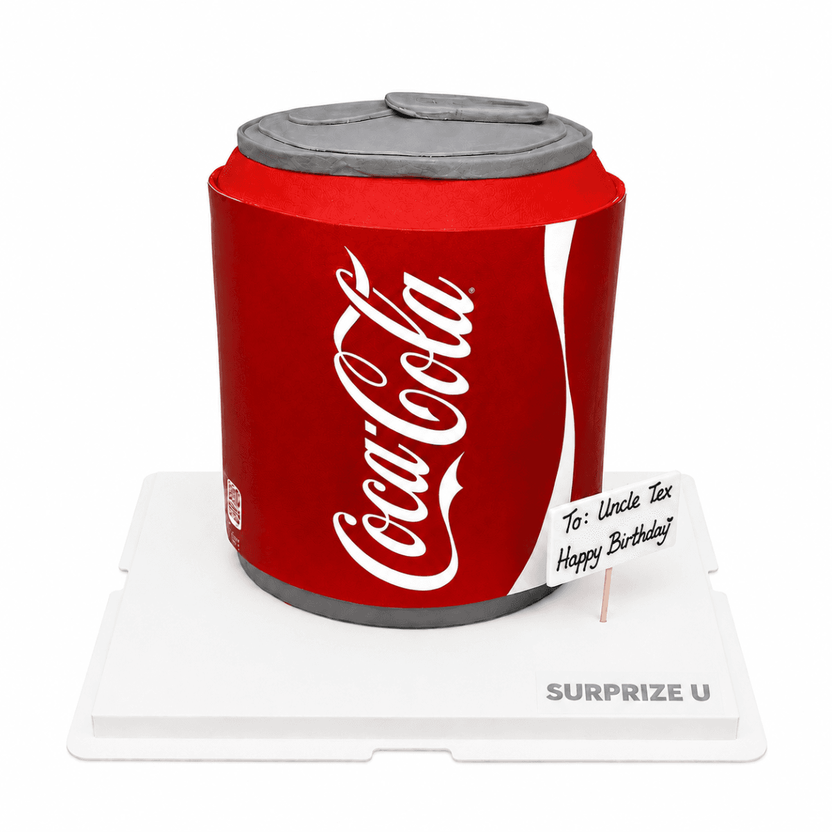Coca Cola Can Tall Cake