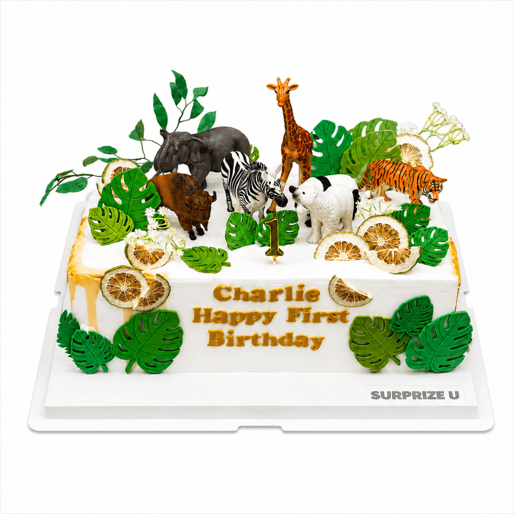 Jungle Safari Animals Giant Cake