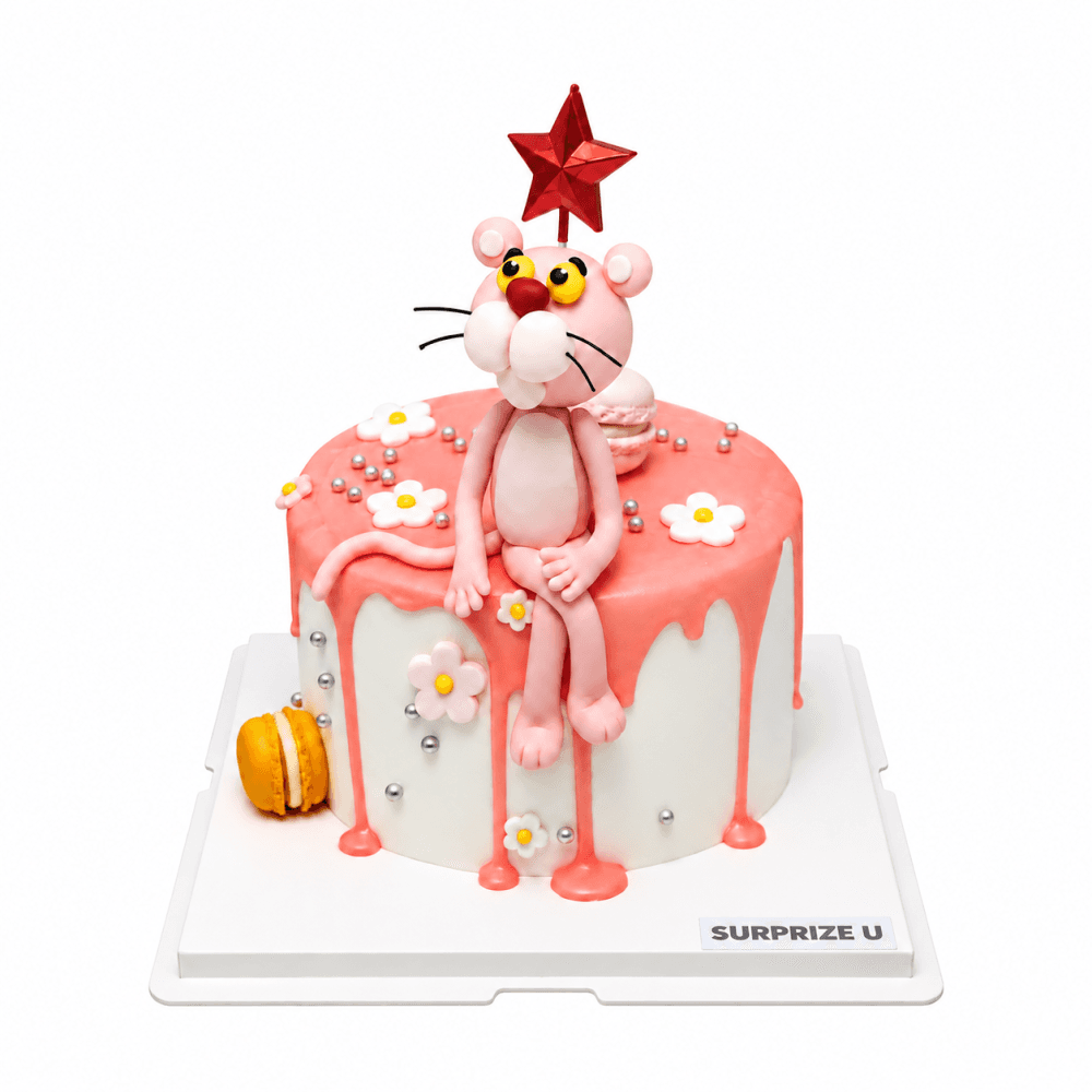 Pink Panther Styling Cake