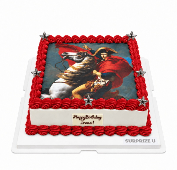 Napoleon Crossing Alps Styling Cake