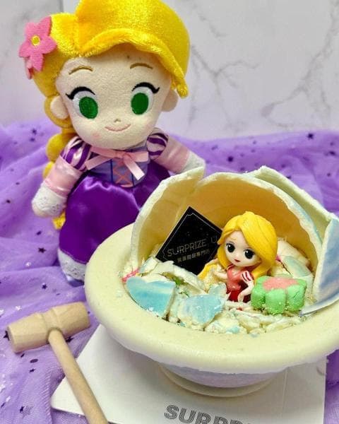 長髮公主 Rapunzel 星球扑扑蛋糕