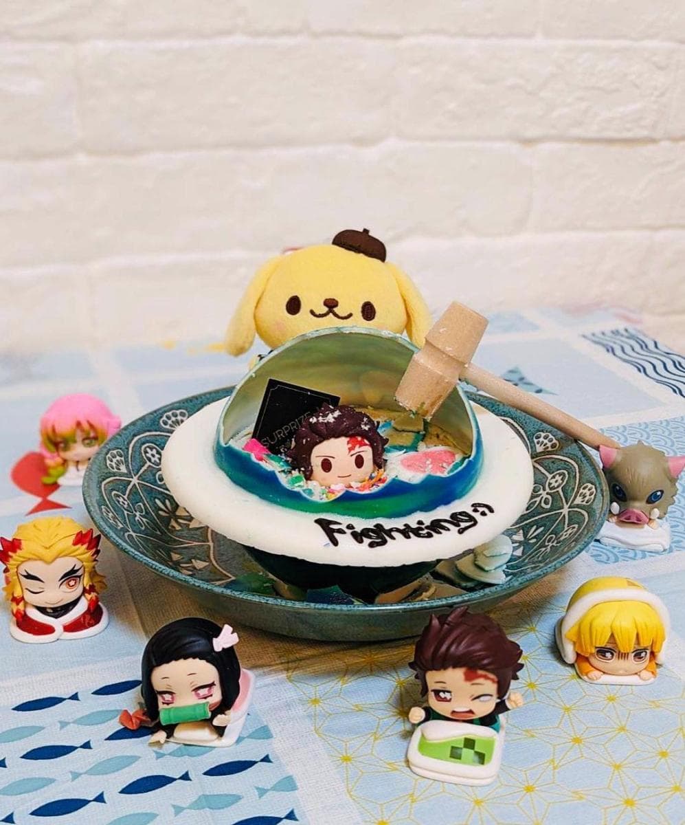 Demon Slayer Blade Surprise Cake