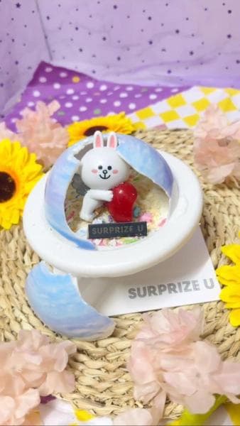 Line Friends Cony 兔兔 星球扑扑蛋糕