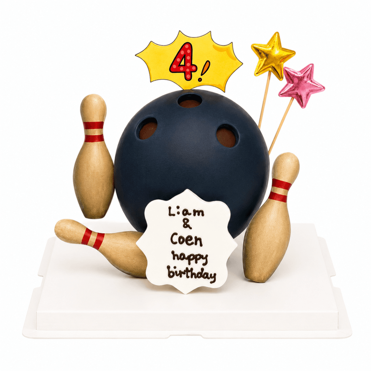 Bowling Styling Surprise Cake