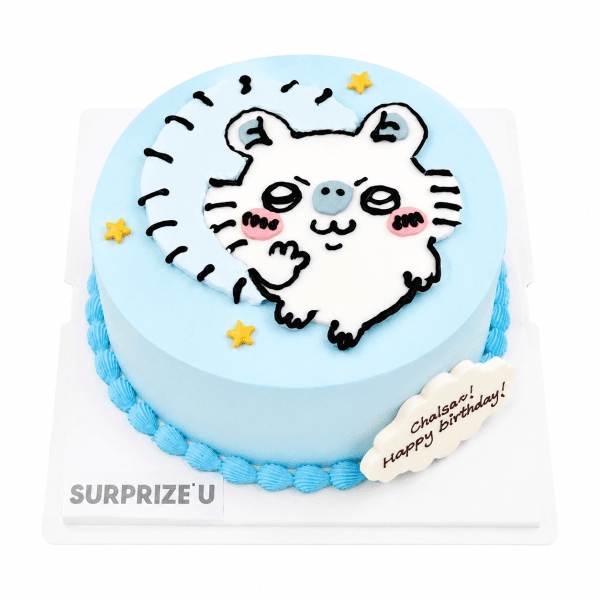 Momonga Hand-Drawn Cake