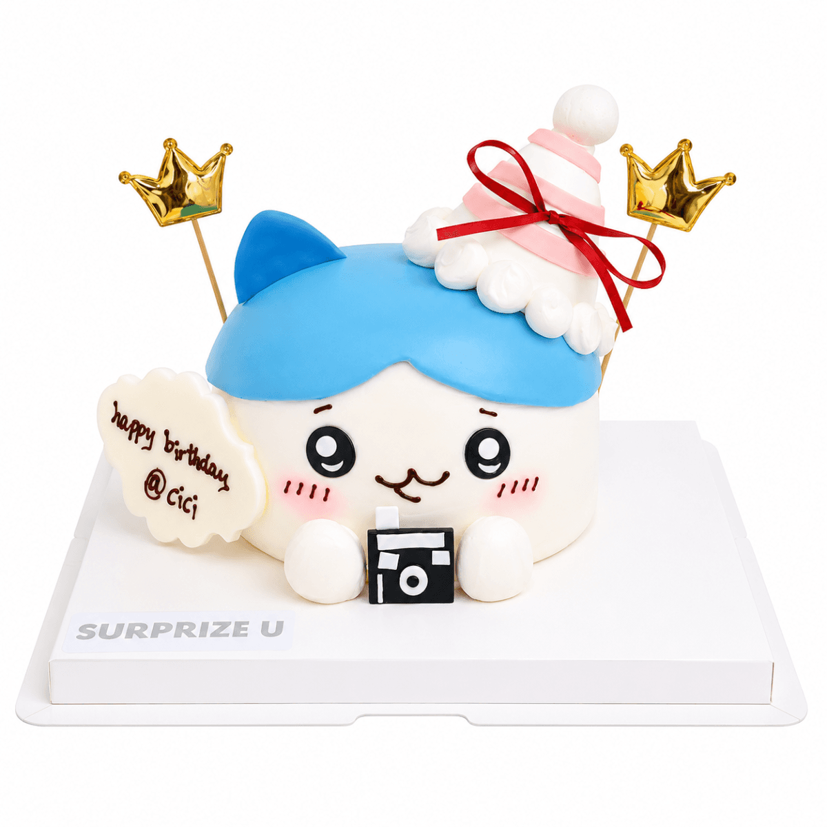Hachiware 3D Styling Cake