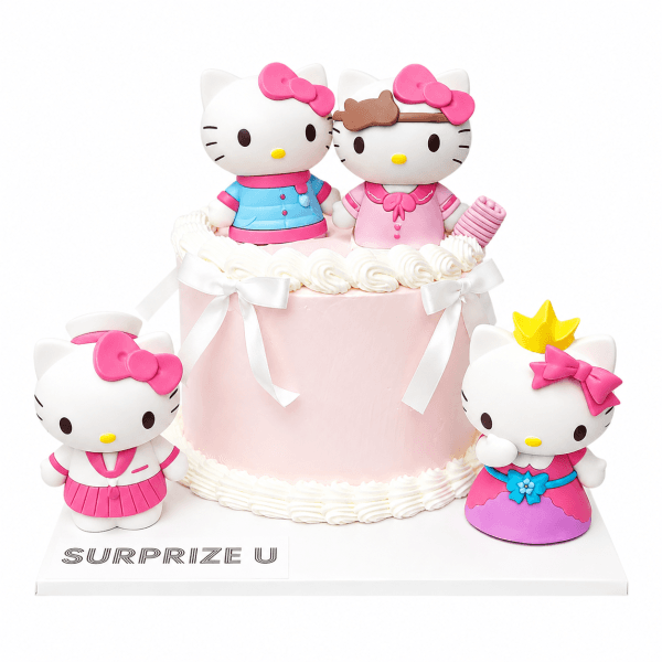 Hello Kitty Styling Cake