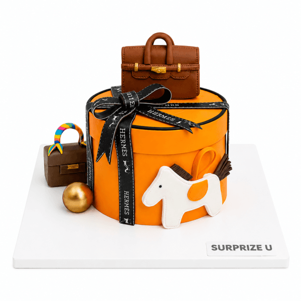 Hermes Styling Cake