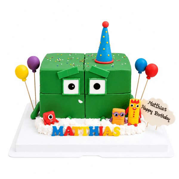 Numberblocks 3D Styling Cake