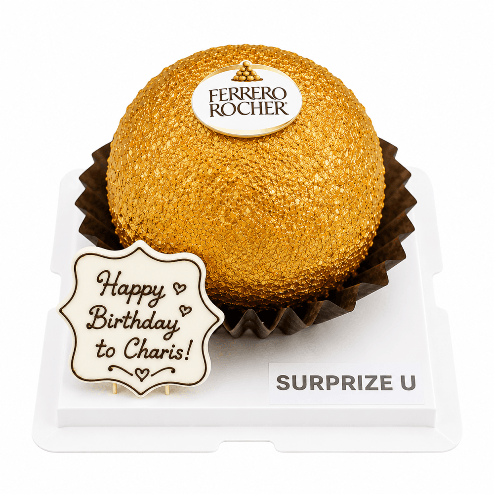Ferrero Rocher Styling Surprise Cake