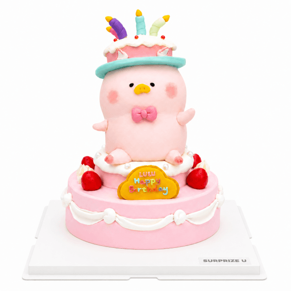 LuLu The Piggy 3D Styling Cake #2