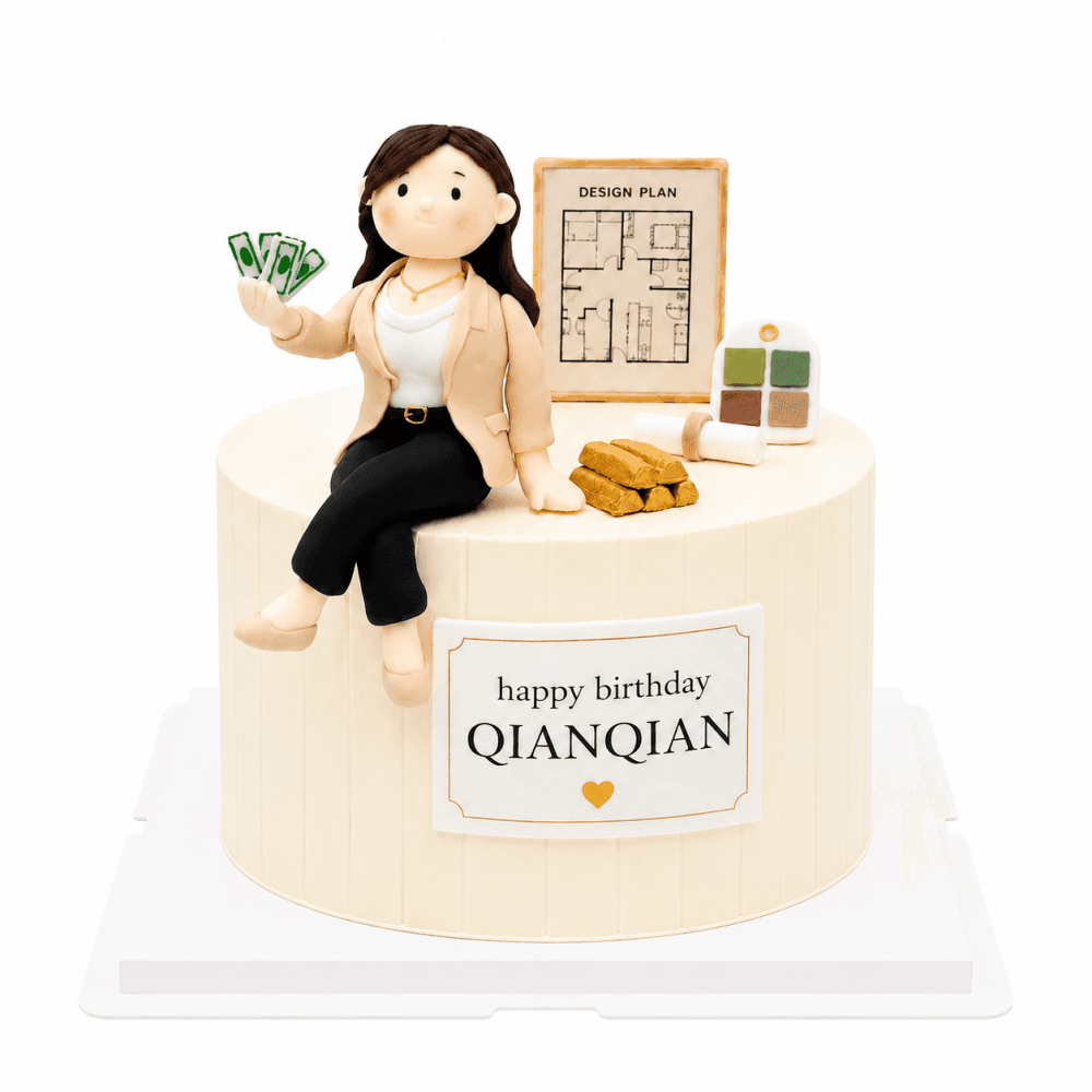 Interior Designer Queen Styling Cake