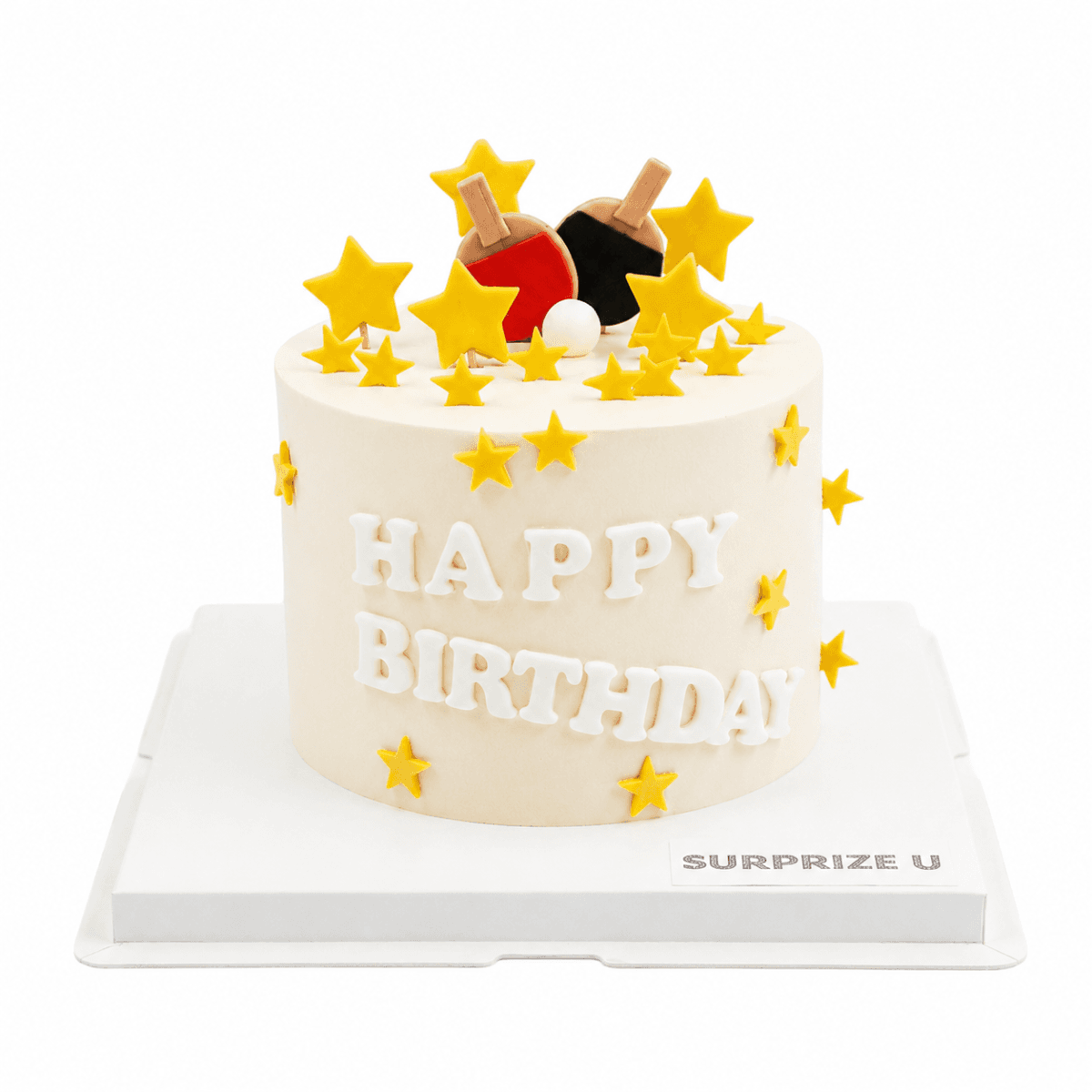 Table Tennis Styling Cake