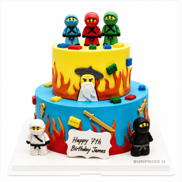 LEGO Ninjago 忍者雙層蛋糕