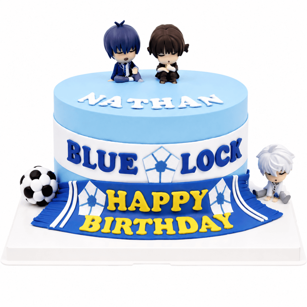 Blue Lock Styling Cake