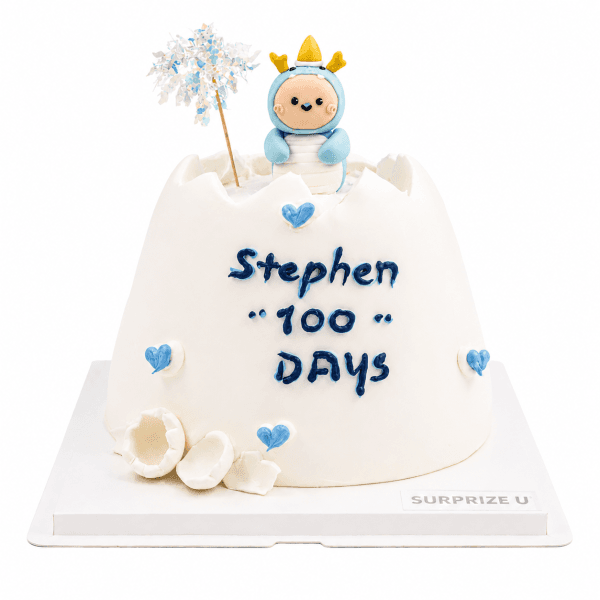 100 Days Baby Styling Cake