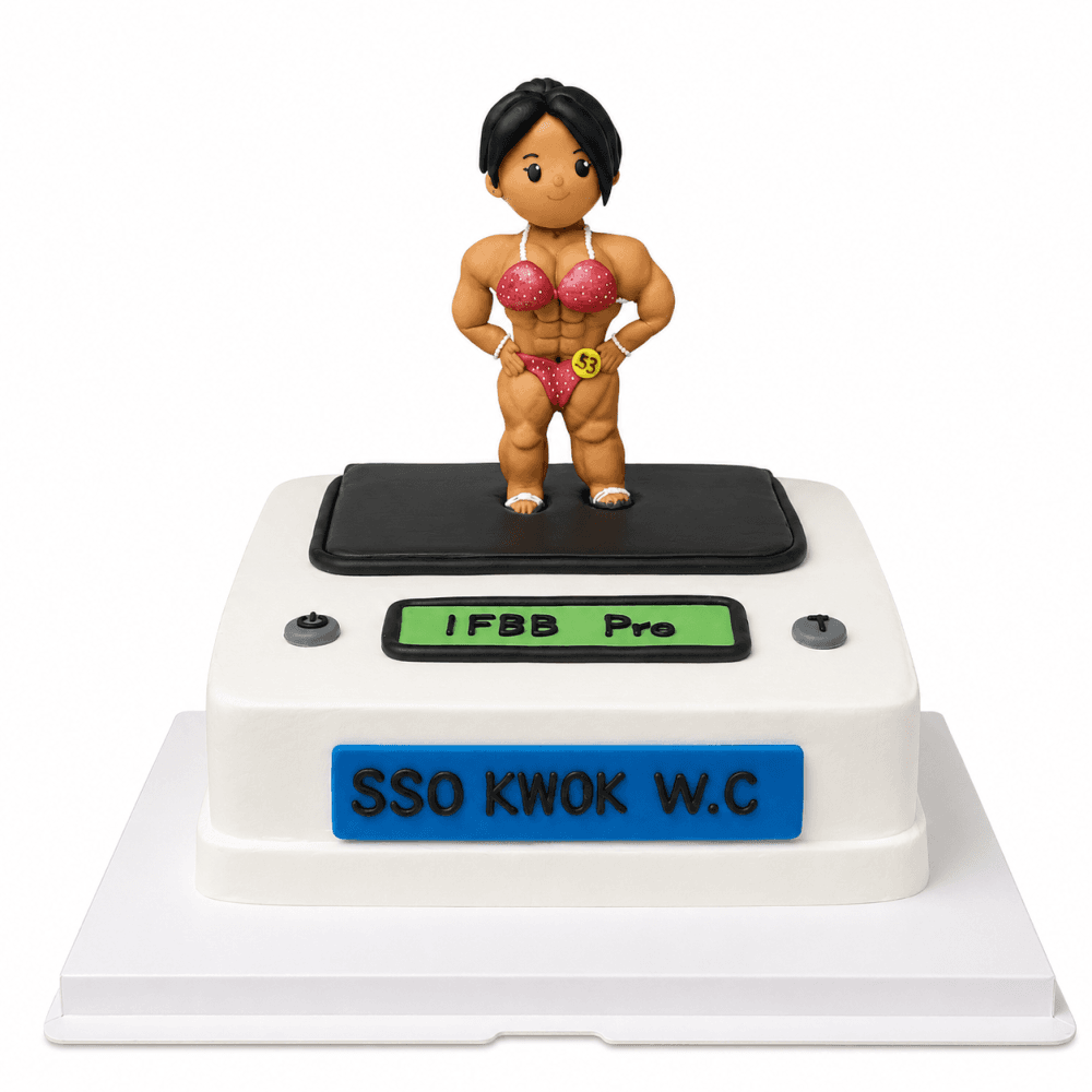 Fitness Champion 3D Styling Cake