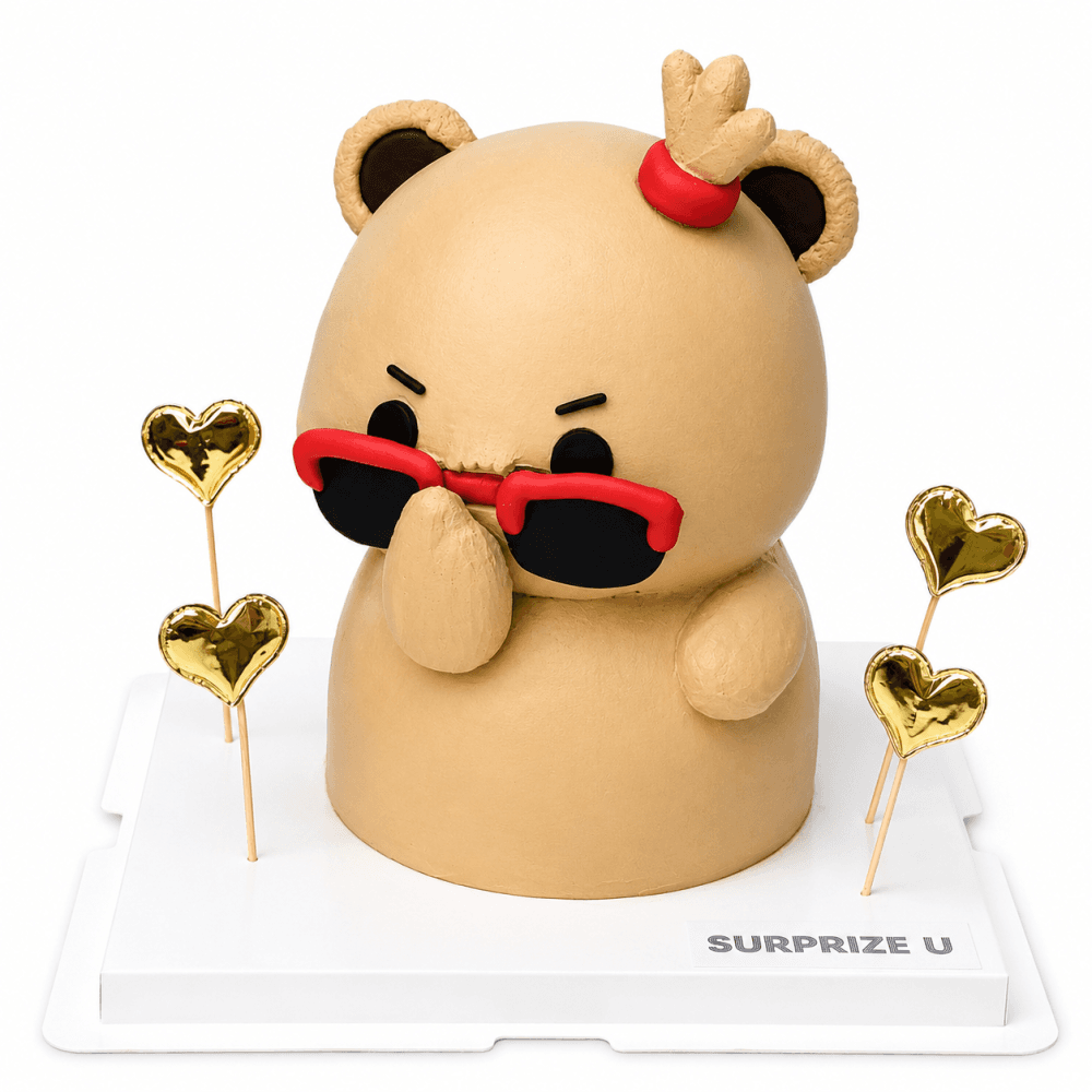 Bubu Dudu Sunglasses 3D Styling Cake