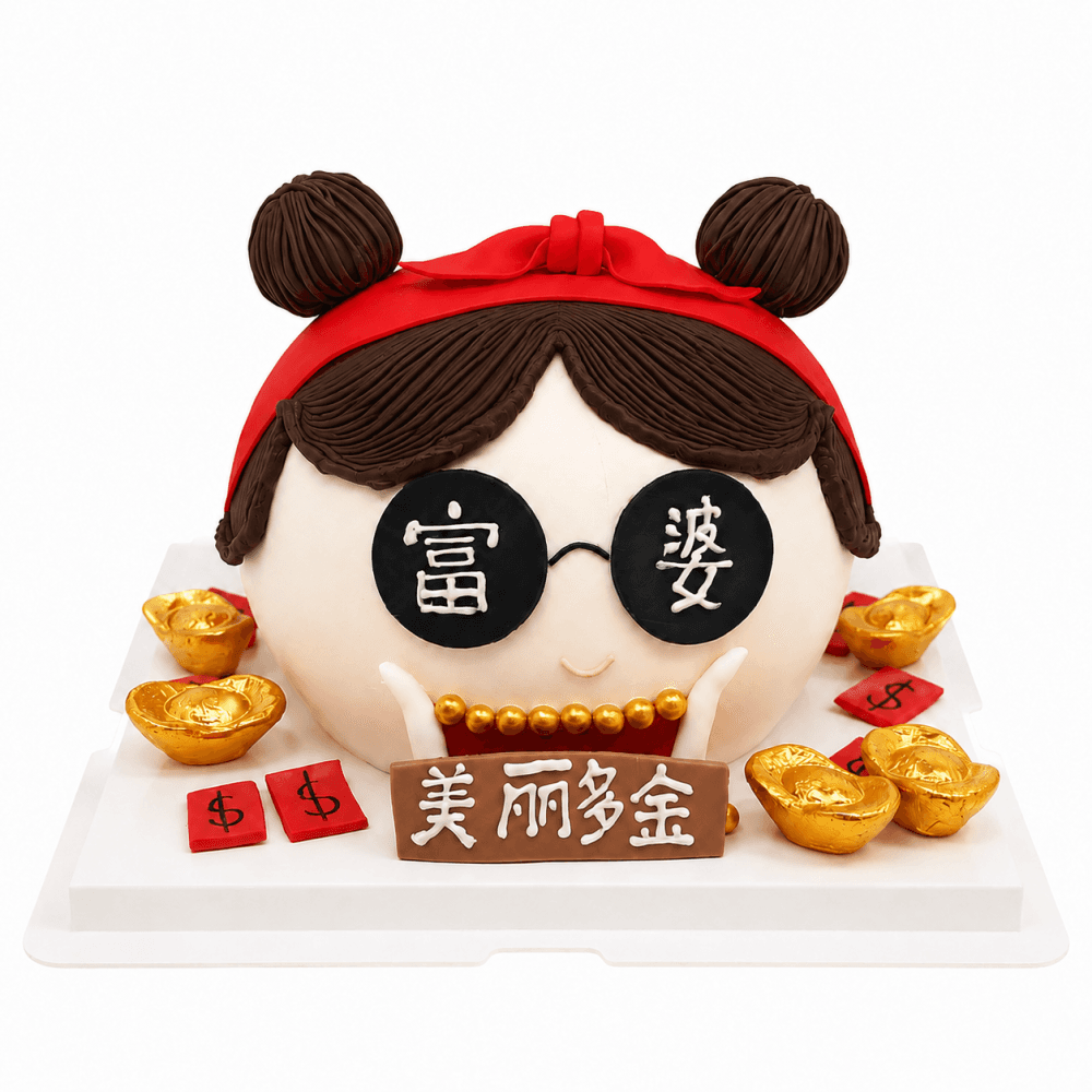 富婆美麗多金 造型蛋糕