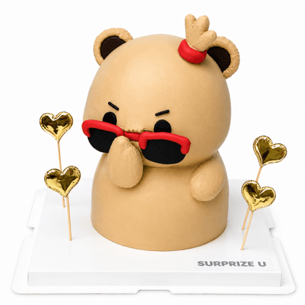 Bubu Dudu Sunglasses 3D Styling Cake