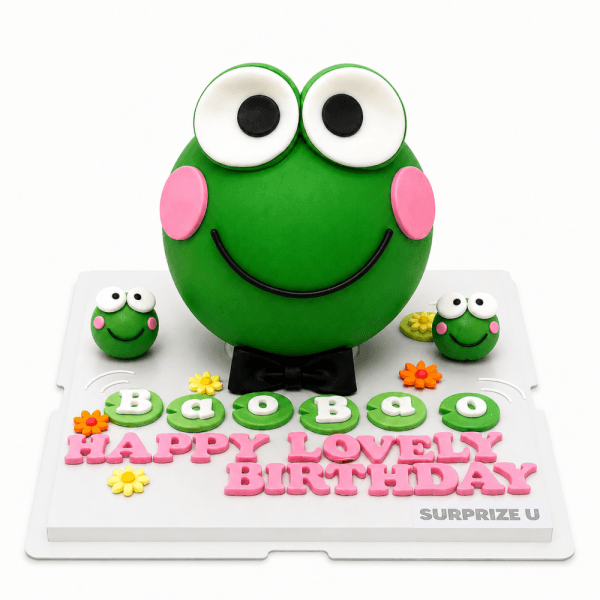 Keroppi 大眼蛙 造型扑扑蛋糕