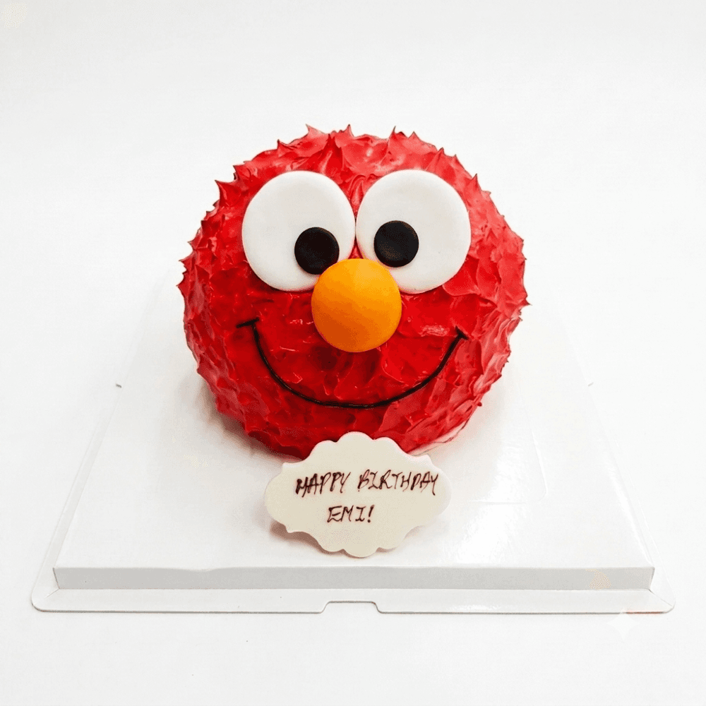 Sesame Street Elmo 3D Styling Cake