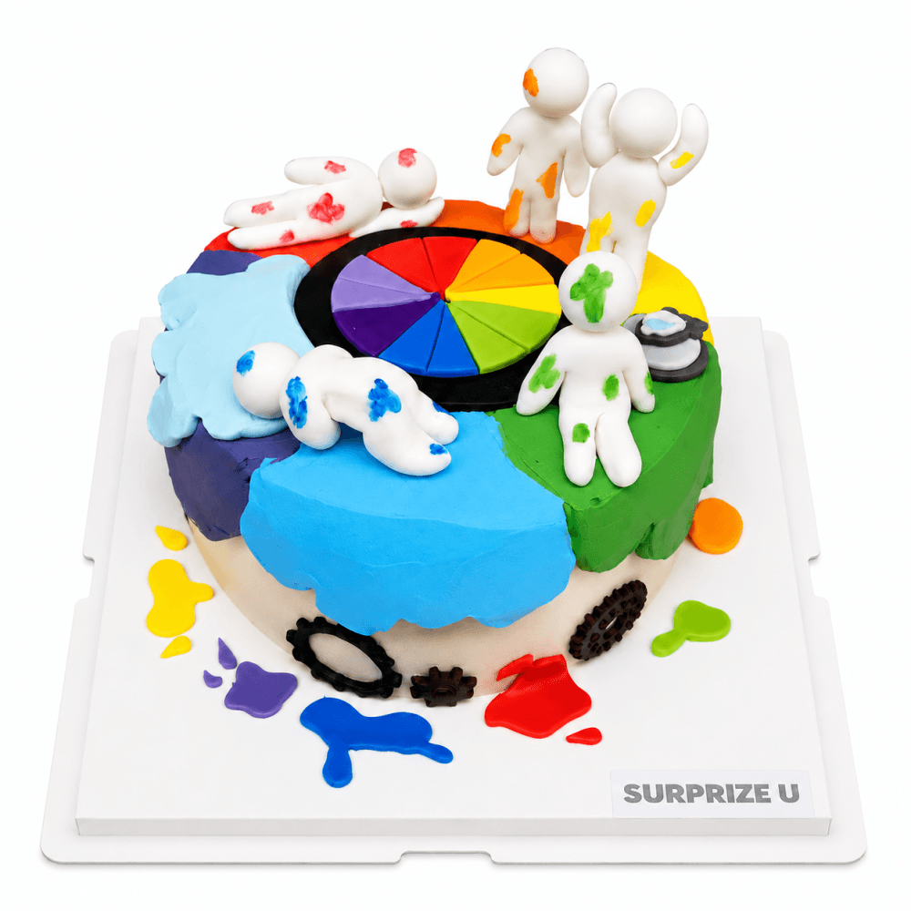 Meccha Chameleon Styling Cake