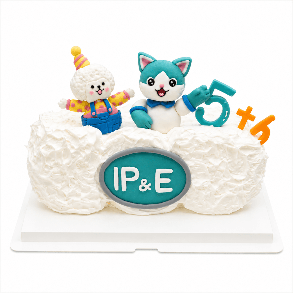 Ip And E Mascots Styling Cake