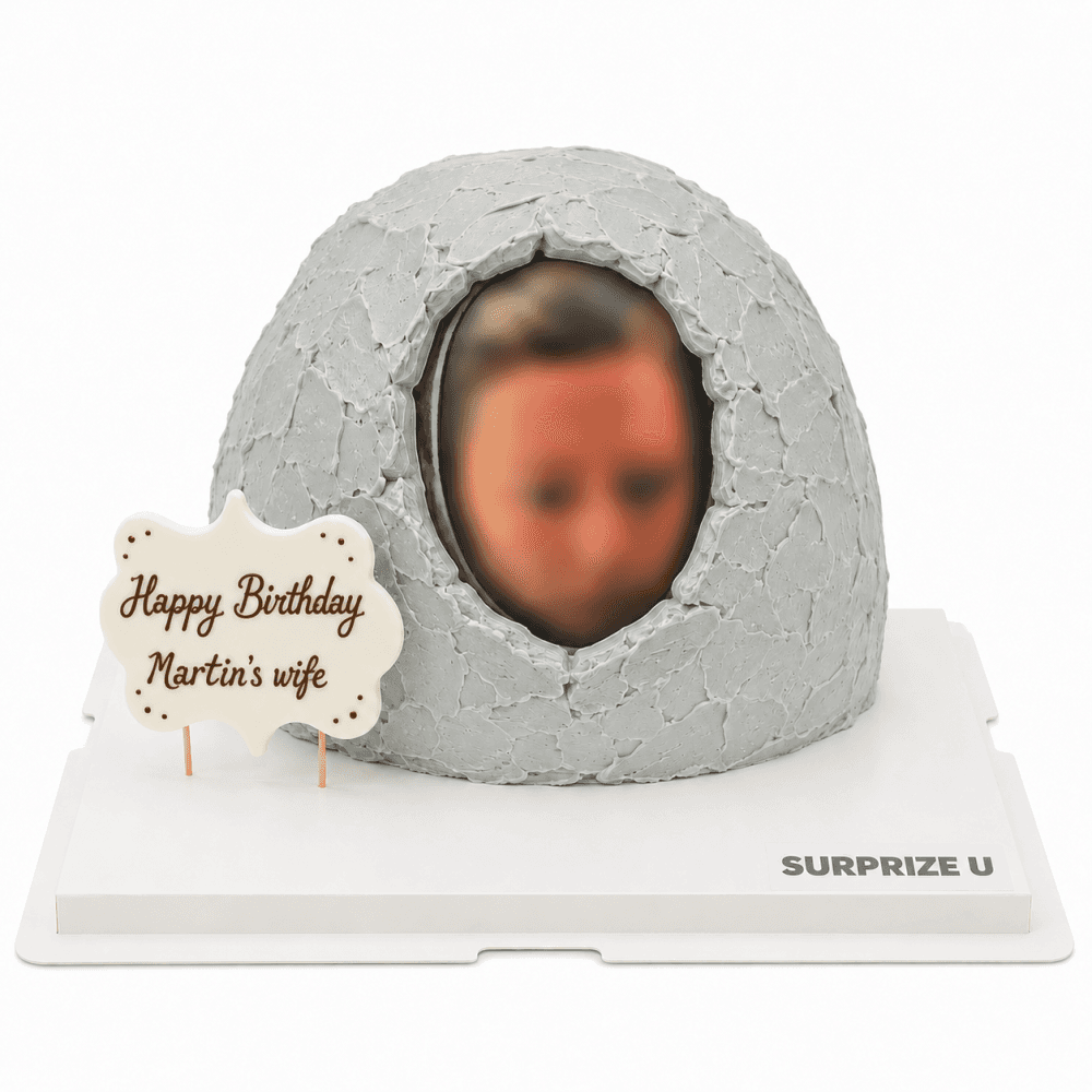 Stone Cave Portrait Styling Cake