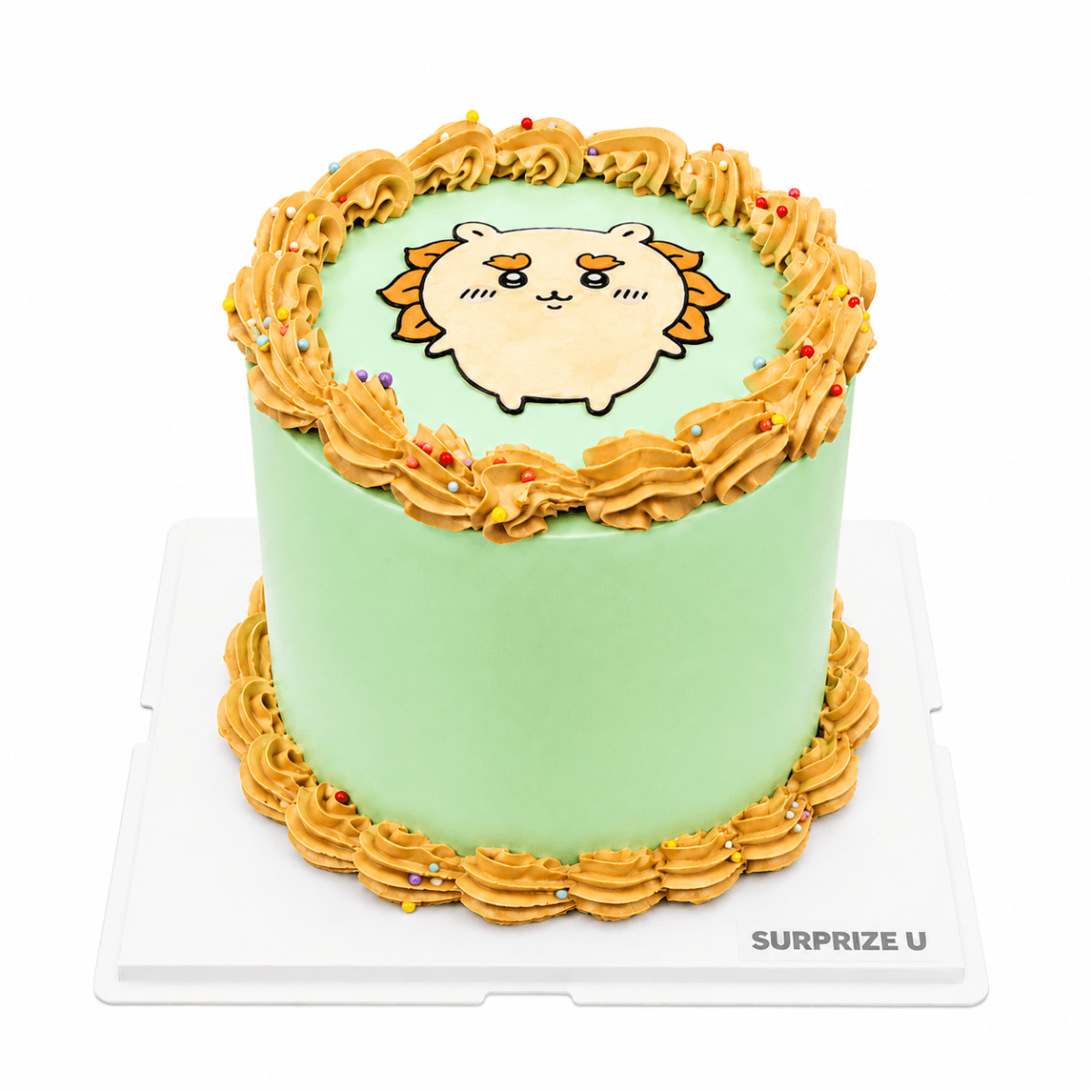 Chiikawa Shisa Hand-Drawn Cake