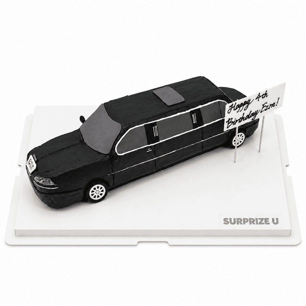 黑色豪華轎車 造型蛋糕
