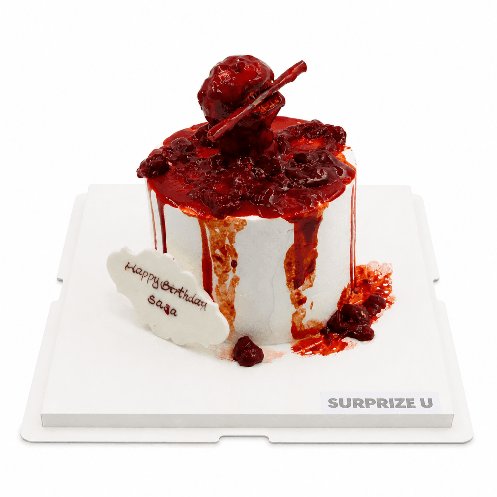 Bloody Monster Burn Away Cake