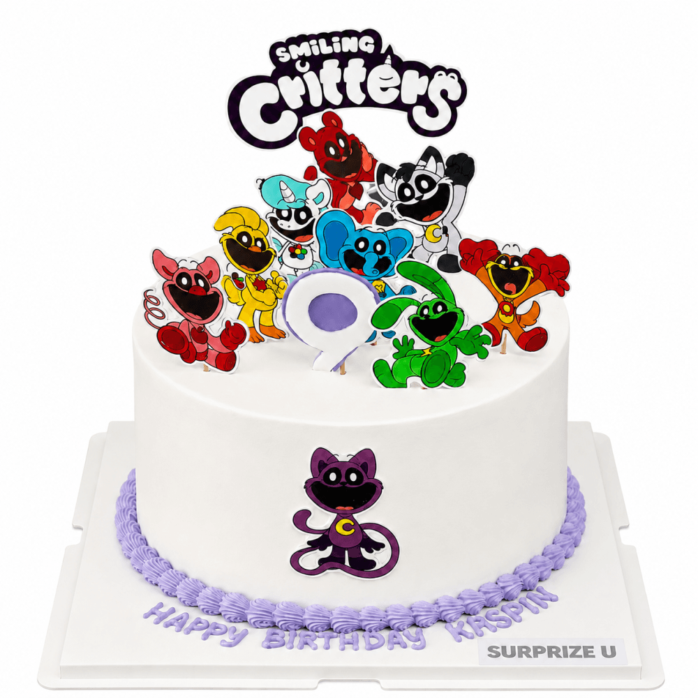 Smiling Critters Styling Cake