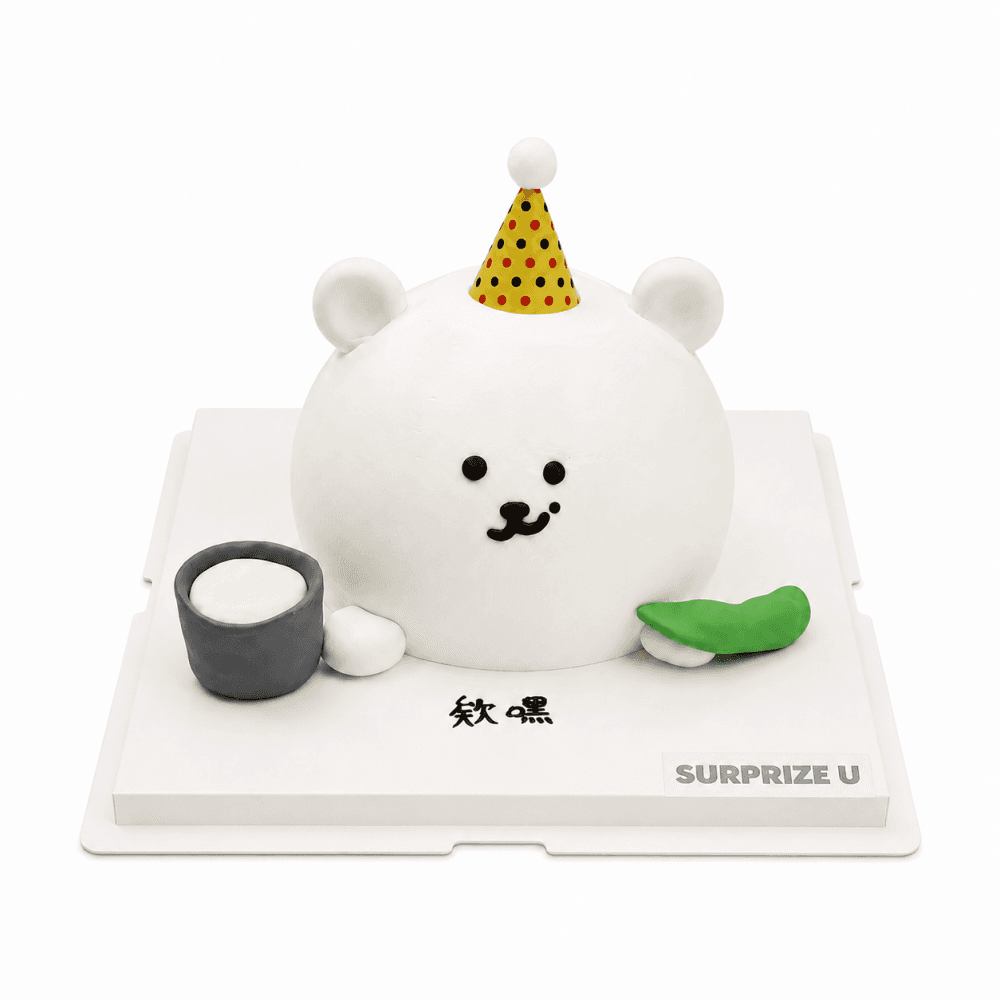 自嘲熊 立體造型蛋糕
