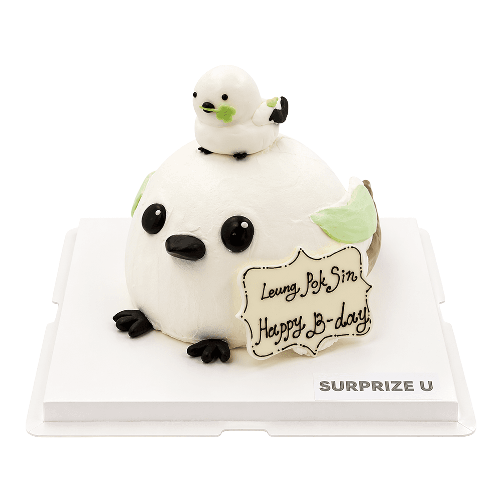 Shima Enaga Bird Styling Cake
