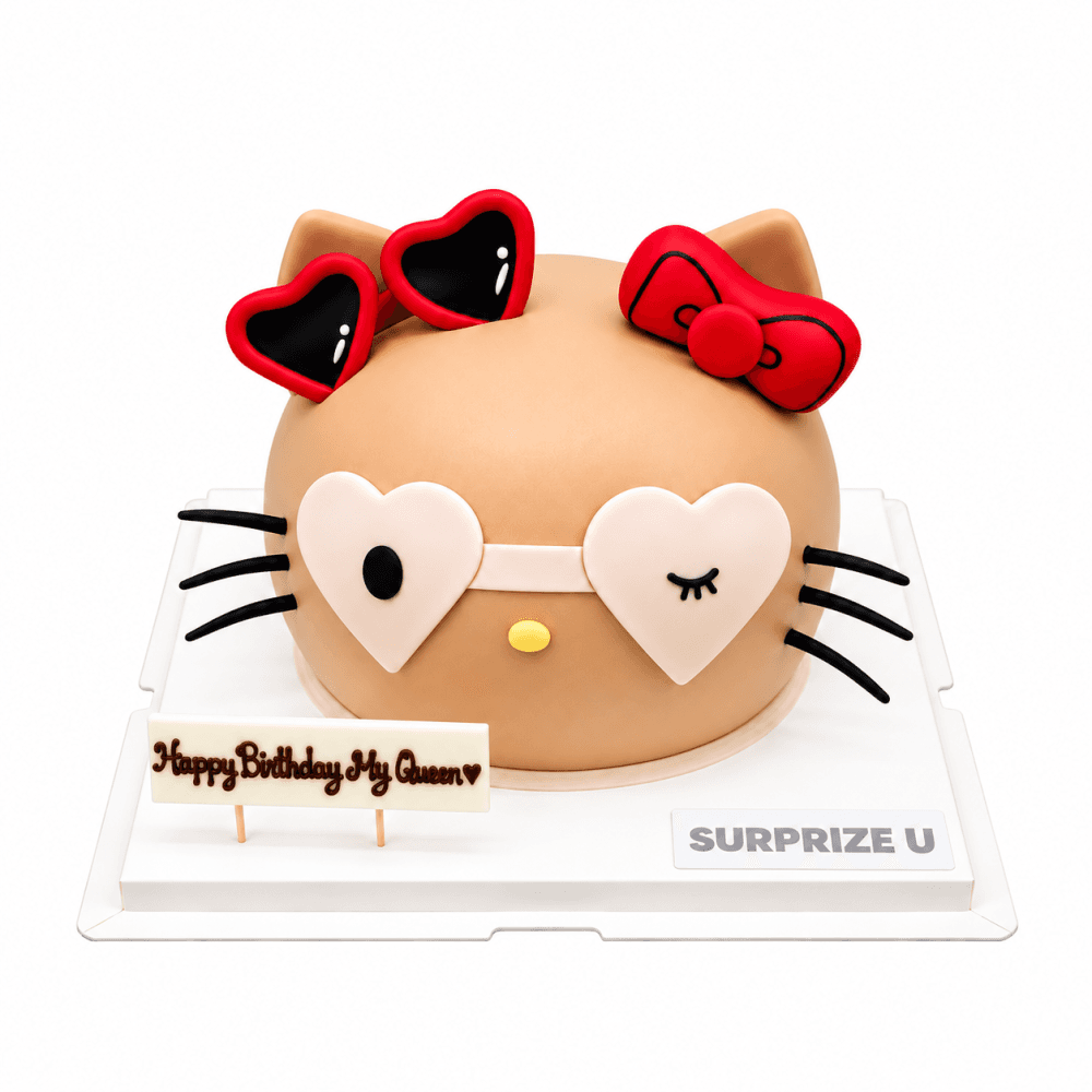 Hello Kitty Sunglasses 3D Styling Cake