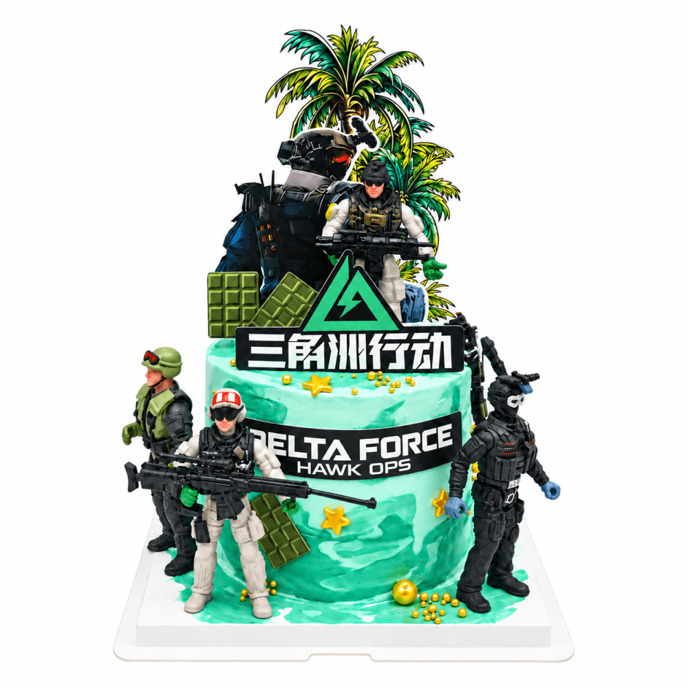 Delta Force Styling Cake