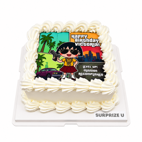Chibi Maruko Chan × GTA Styling Cake