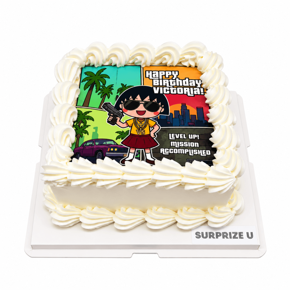 Chibi Maruko Chan × GTA Styling Cake